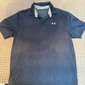 Under Armour Men's Navy Polo Shirt Loose Fit